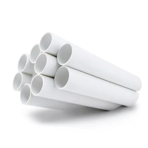 مواسير UPVC ضغط 11 بار مقاس 1/2 1 إنش سمك 1.85 مم لون أبيض