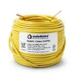 سلك نحاس شعر CU/PVC مقاس 10mm2، 450/750V، أصفر | شركة كابلات جدة