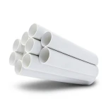 مواسير UPVC ضغط 11 بار مقاس 3 إنش سمك 3.43 مم لون أبيض