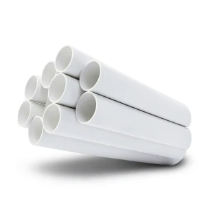مواسير UPVC ضغط 11 بار مقاس 3 إنش سمك 3.43 مم لون أبيض