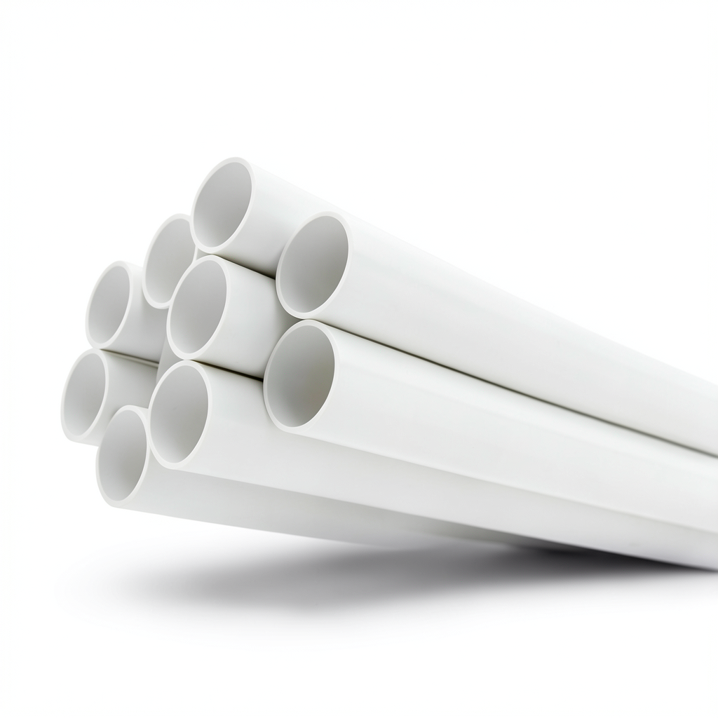 مواسير UPVC ضغط 11 بار مقاس 4 إنش سمك 4.39 مم لون أبيض