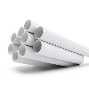 مواسير UPVC ضغط 11 بار مقاس 6 إنش سمك 6.48 مم لون أبيض