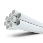 مواسير بلاستيك UPVC مقاس 3/4 إنش سمك 1.54 مم لون أبيض