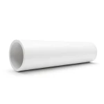 مواسير بلاستيك UPVC ضغط 13.8 بار مقاس 1 إنش سمك 1.6 مم لون أبيض
