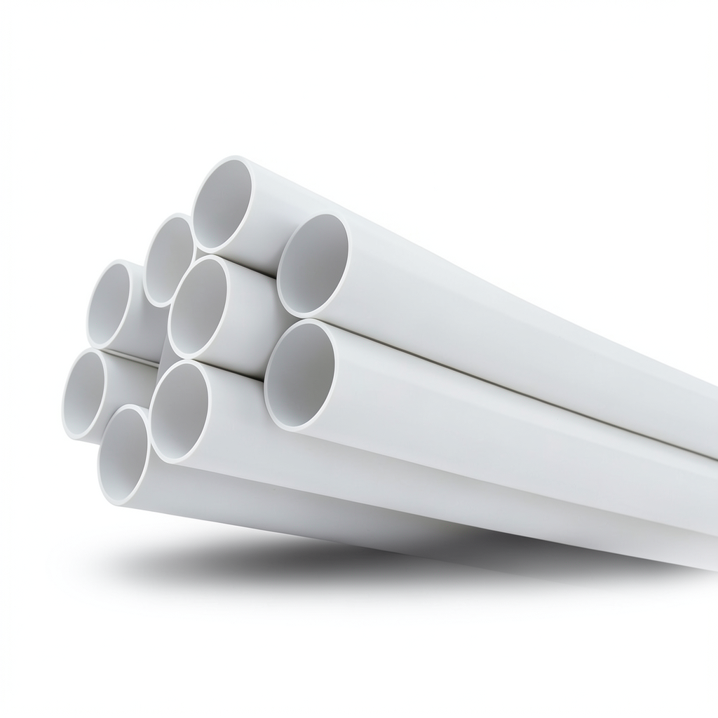 UPVC Plastic Pipe 3 inch Thickness 4.24 mm White, Pressure 13.8 Bar