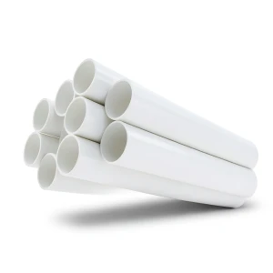 UPVC Plastic Pipe Nominal Pressure 13.8 Bar Size 4 inch Thickness 5.44 mm White