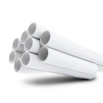 مواسير UPVC ضغط 13.8 بار مقاس 8 إنش سمك 10.41 مم لون أبيض