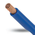سلك كهرباء مجدول 70 ملم 450/750 فولت موصل نحاس معزول PVC لون أزرق