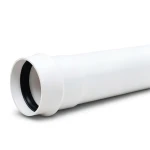 مواسير UPVC ضغط 2 بار كلاس 1، مقاس 125 مم، سماكة 1.8 مم، لون أبيض