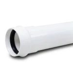 مواسير UPVC ضغط 6 بار كلاس 3، مقاس 75 mm، سماكة 2.2 mm، لون أبيض
