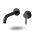 Concealed Wall Washbasin Tap Matt Black, Single Handle | Saudi Ceramics - Image 1