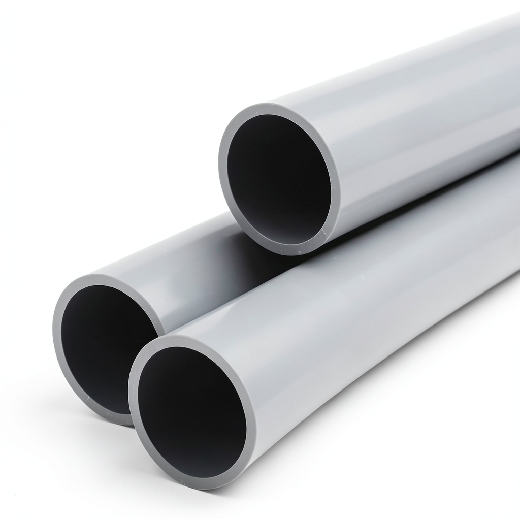 UPVC Pipe Aqtar Najd Class 4 Outside Diameter 110 mm Thickness 5.3 mm Gray