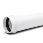 أنابيب بلاستيكية UPVC ضغط 2 بار كلاس 1، مقاس 500 مم، سمك 4 مم، لون أبيض
