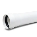 أنابيب بلاستيك UPVC كلاس 1 ضغط 2 بار، مقاس 800 مم، سمك 6.4 مم، لون أبيض