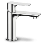 Italian Automatic Washbasin Mixer Brass Short Chrome Color