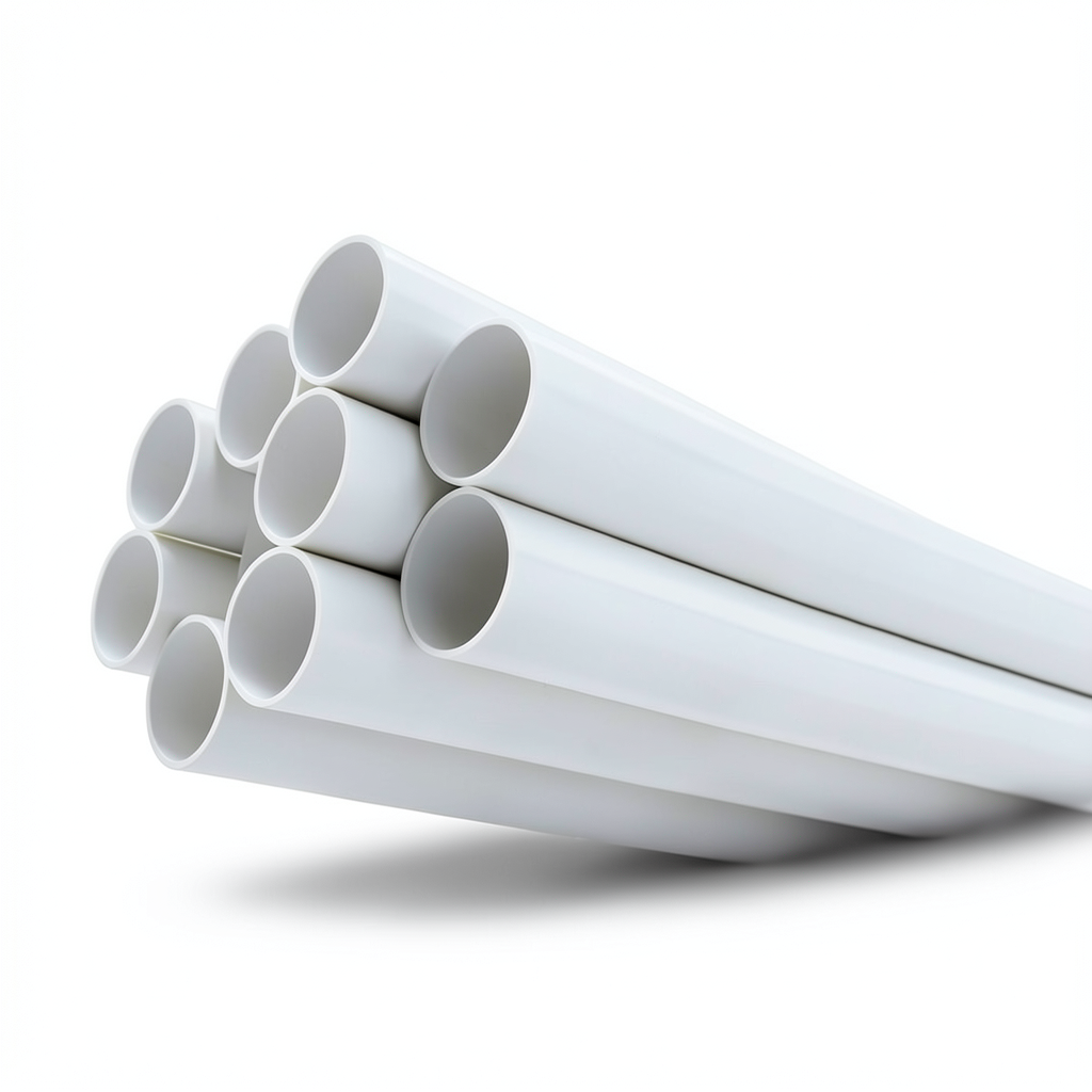UPVC Pipe Nominal Pressure 11 Bar Size 3 inch Thickness 3.43 mm White