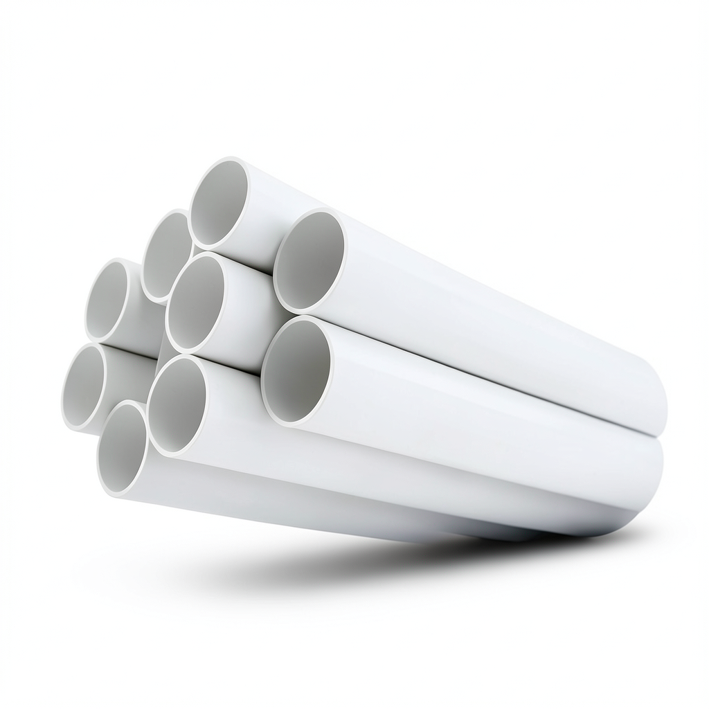 UPVC Pipe Nominal Pressure 11 Bar Size 8 inch Thickness 8.43 mm White