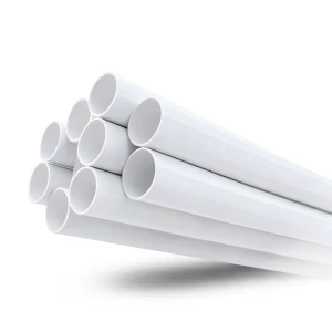 UPVC Plastic Pipe 3/4 inch Thickness 1.54 mm, White Color