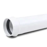 UPVC Plastic Pipe PN 2 Bar Class 1, Size 250 mm, Thickness 2 mm, White Color