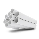 مواسير بلاستيك UPVC ضغط 13.8 بار مقاس 1 إنش سمك 1.6 مم لون أبيض