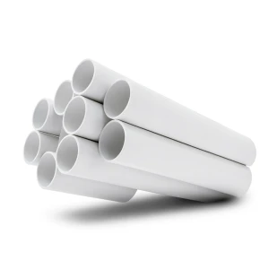 مواسير بلاستيك UPVC ضغط 13.8 بار مقاس 1 إنش سمك 1.6 مم لون أبيض