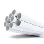 مواسير بلاستيك UPVC ضغط 13.8 بار مقاس 1 1/4 إنش سمك 2.01 مم لون أبيض