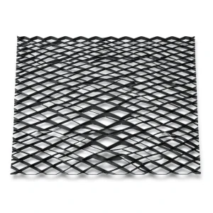 Hot Rolled Black Steel Expanded Metal Mesh Thickness 3.8 mm Width 2.44 m Length 6 m