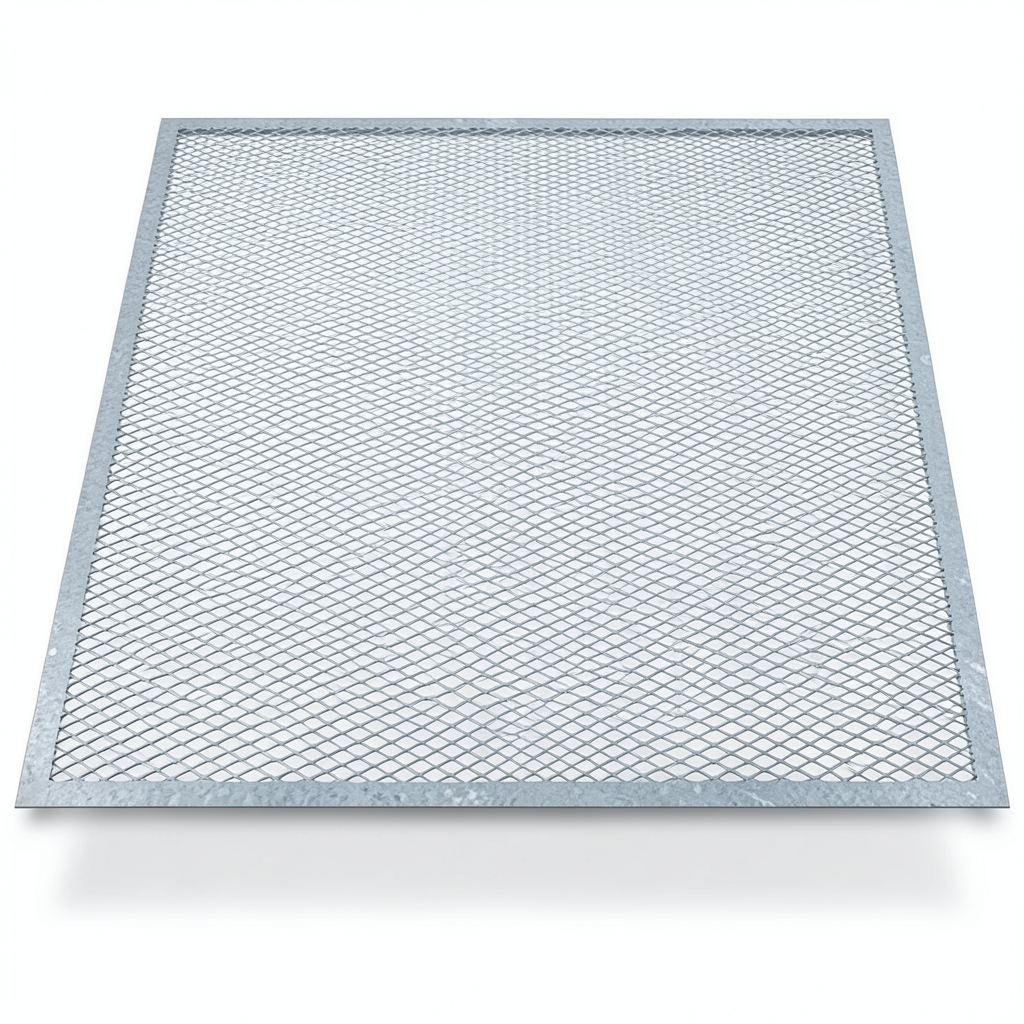 Galvanized Steel Expanded Metal Mesh Thickness 3 mm Width 2.44 m Length 2 m