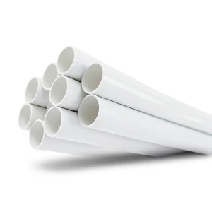 UPVC Plastic Pipe Nominal Pressure 13.8 Bar Size 4 inch Thickness 5.44 mm White