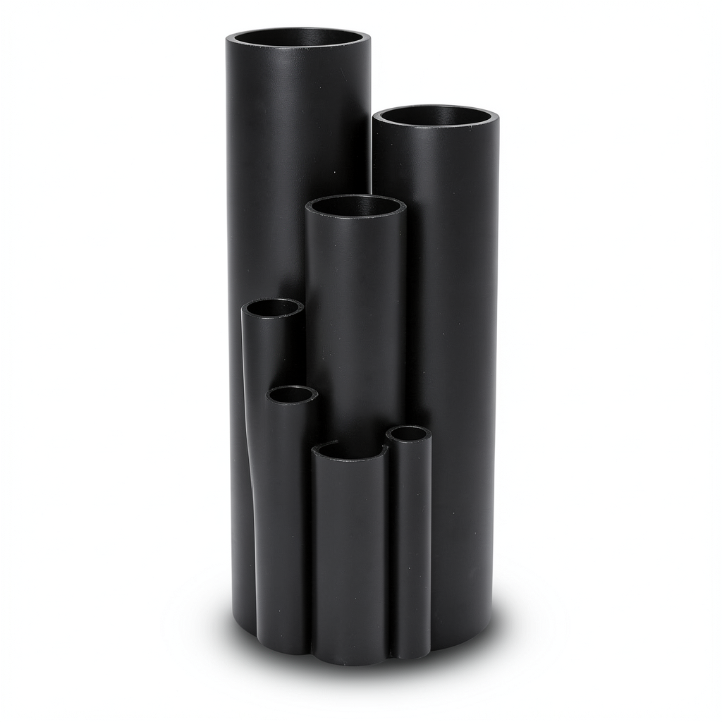 انابيب بلاستيك HDPE ضغط 16 بار PE 80 مقاس 160 ملم سمك 14.6 مم لون اسود
