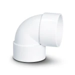 كوع UPVC 87.5° مقاس 8 إنش أبيض اللون