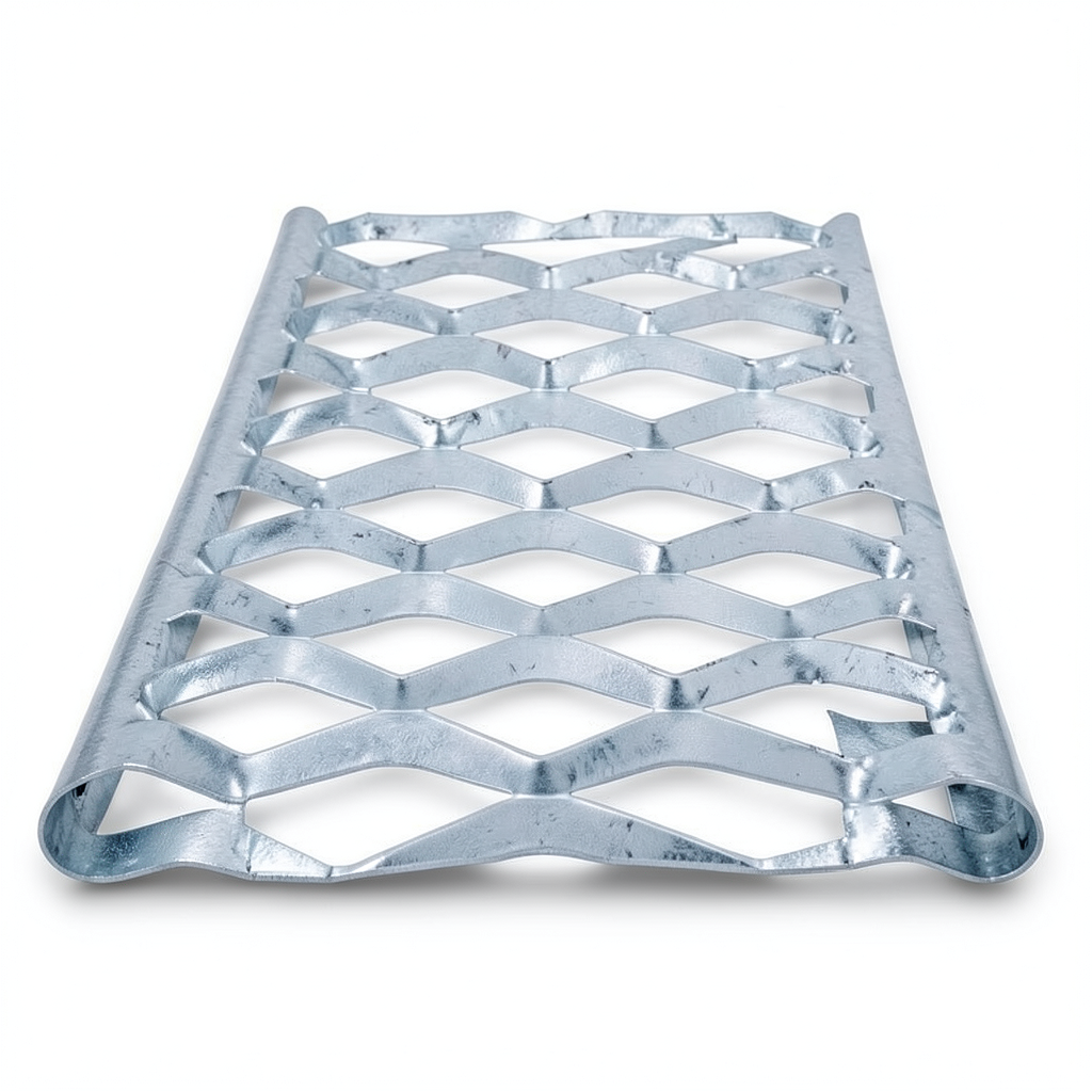 Galvanized Steel Expanded Metal Mesh Thickness 3 mm Width 2.44 m Length 6 m