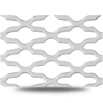 Hot Rolled Expanded Metal Mozakhraf Design 1.2 mm Thickness 2.44 M Width 1 M Length