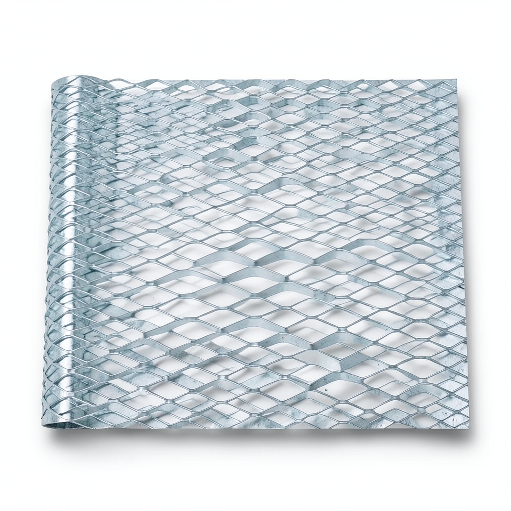 Galvanized Steel Expanded Metal Mesh [Mazyoon] Thickness 3 mm Width 2.44 m Length 7 m
