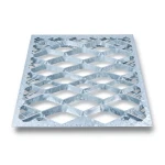 Galvanized Steel Expanded Metal Mesh Thickness 3.8 mm Width 2.44 M Length 1 M