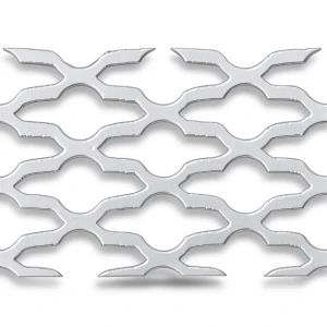 Hot Rolled Expanded Metal Mesh 1.2 mm Wire Diameter, Size 2.44×7 M, Mozakhraf Design