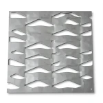 Hot Rolled Expanded Metal Sheet 3.8 mm Thickness, 2.44×7 m Memari Shape