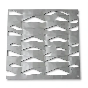 Hot Rolled Expanded Metal Sheet 3.8 mm Thickness, 2.44×7 m Memari Shape
