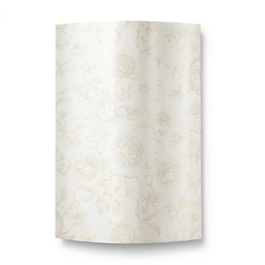 Floral Wallpaper Pale Beige 10m x 0.53m, Model 17816