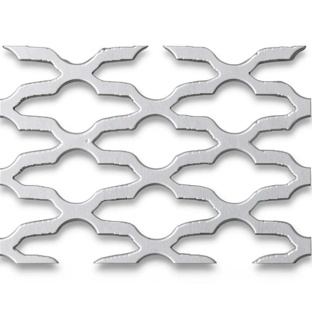 Hot Rolled Expanded Metal Mesh 1.4 mm Wire Diameter, Size 1.22×2 m, Mozakhraf
