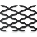 Hot Rolled Expanded Mesh Mozakhraf Shape Wire Diameter 1.4 mm Width 1.22 M Length 3 M