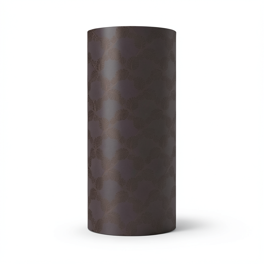 German Wallpaper 0.5×10.0 m Dark Brown Color | Grace Design