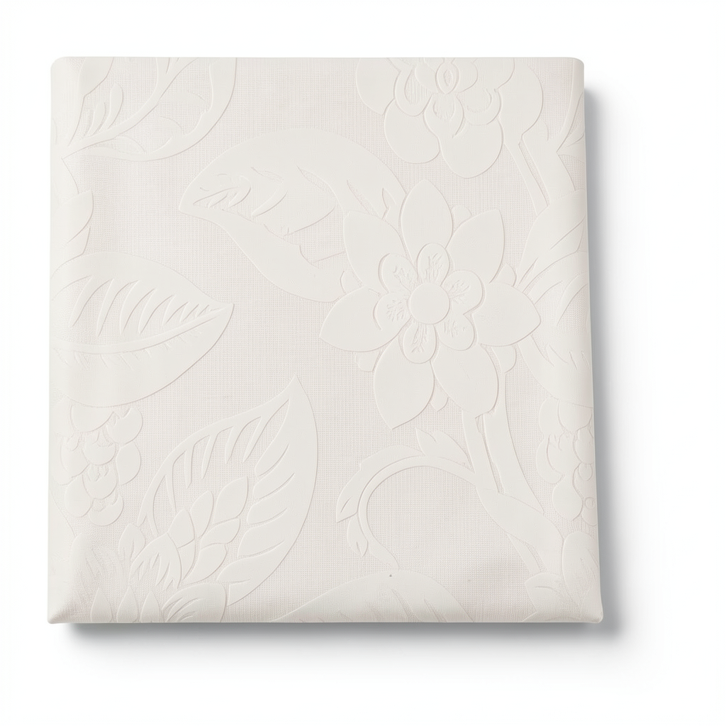 Floral Wallpaper Pale Beige Color 10m x 1.06m, Model 700054