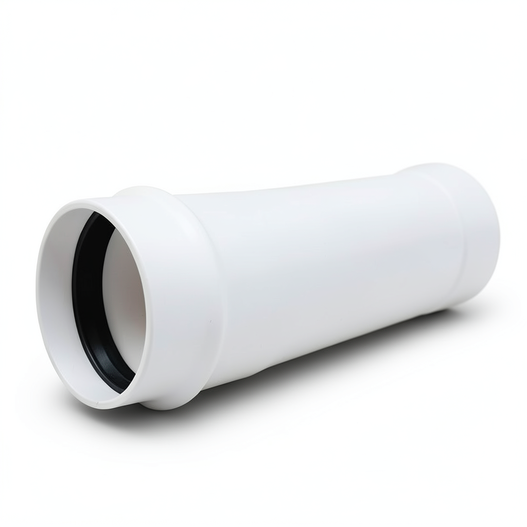 انابيب بلاستيك UPVC ضغط 6 بار كلاس 3، مقاس 90 ملم، سماكة 2.7 ملم، لون ابيض