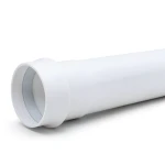 مواسير بلاستيك UPVC ضغط 6 بار كلاس 3، مقاس 110 مم، سمك 3.2 مم، أبيض