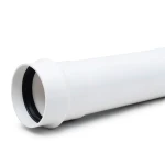UPVC Plastic Pipe PN 2 Bar Class 1, Size 560 mm, Thickness 4.2 mm, White Color