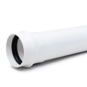 أنابيب بلاستيك UPVC ضغط 2 بار كلاس 1، مقاس 560 مم، سمك 4.2 مم، لون أبيض