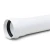 أنابيب UPVC ضغط 2 بار كلاس 1، قطر خارجي 630 مم، سماكة 2.5 مم، لون أبيض - Image 1