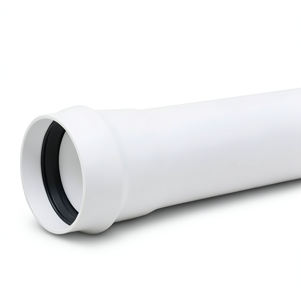 أنابيب UPVC ضغط 2 بار كلاس 1، قطر خارجي 630 مم، سماكة 2.5 مم، لون أبيض