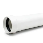UPVC Plastic Pipe Class 1 PN 2 Bar, Size 800 mm, Thickness 6.4 mm, White Color